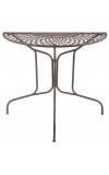 Tuintafel halfrond metaal Old Rectory